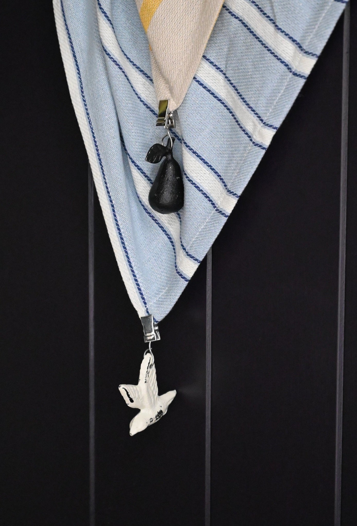 Set of Four White Dove Tablecloth Weights