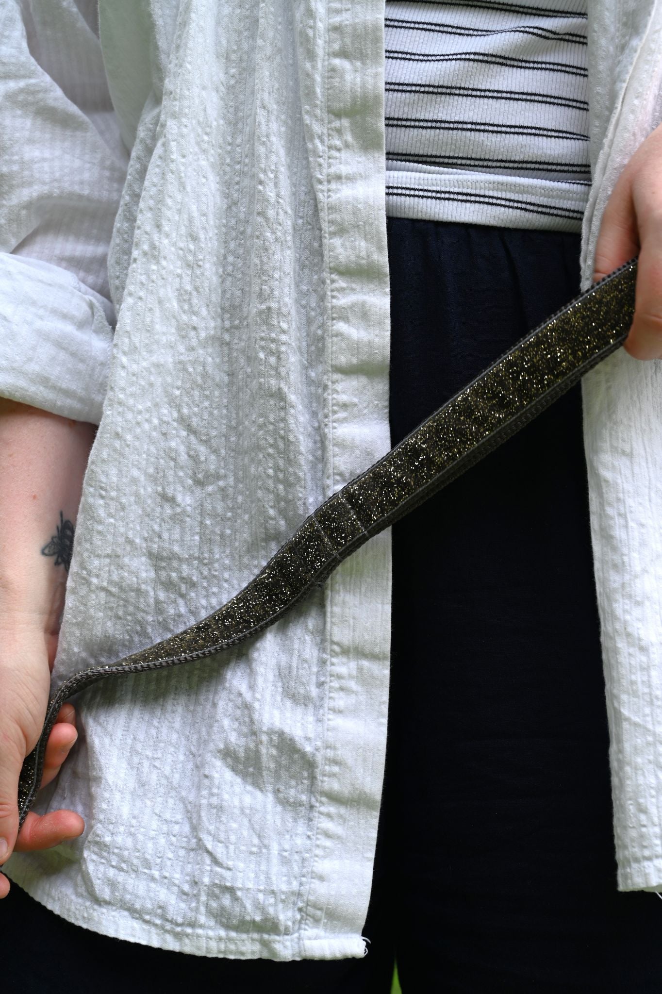 Grey Glitter Velvet Dog Lead