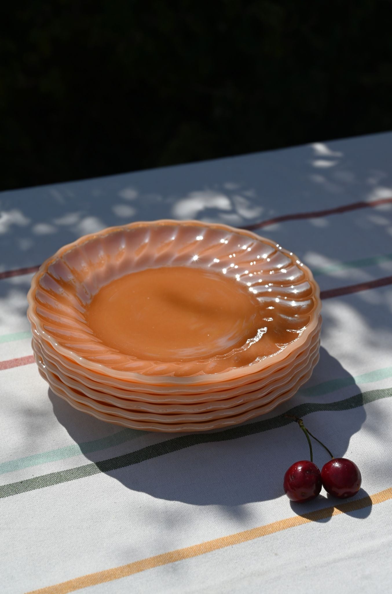 Anchor Hocking Carnival Glass Dinnerware