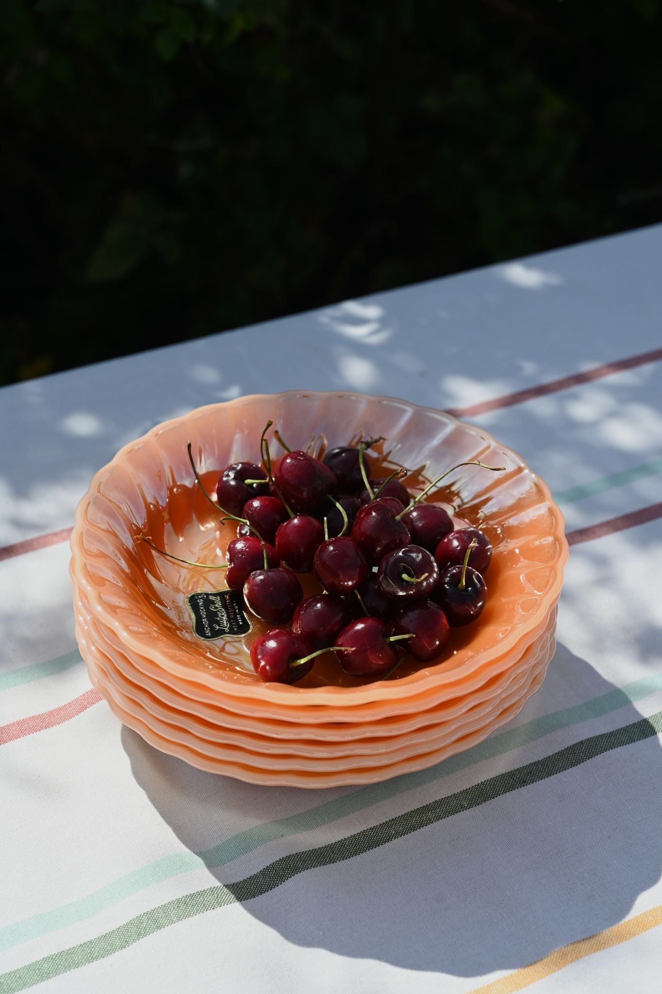 Anchor Hocking Carnival Glass Dinnerware