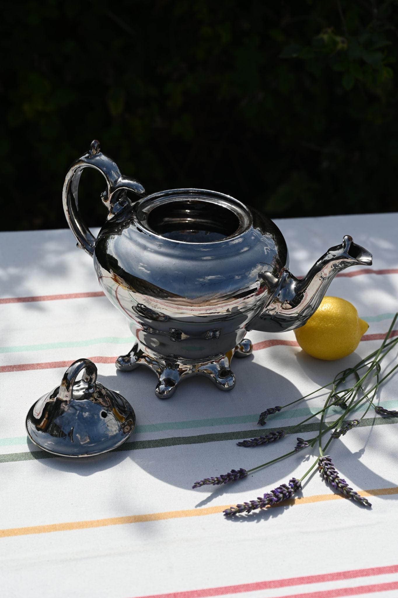 Vintage Silver 1840s Teapot