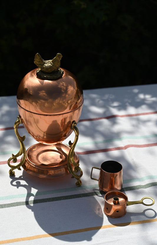 Vintage Victorian Copper Egg Boiler