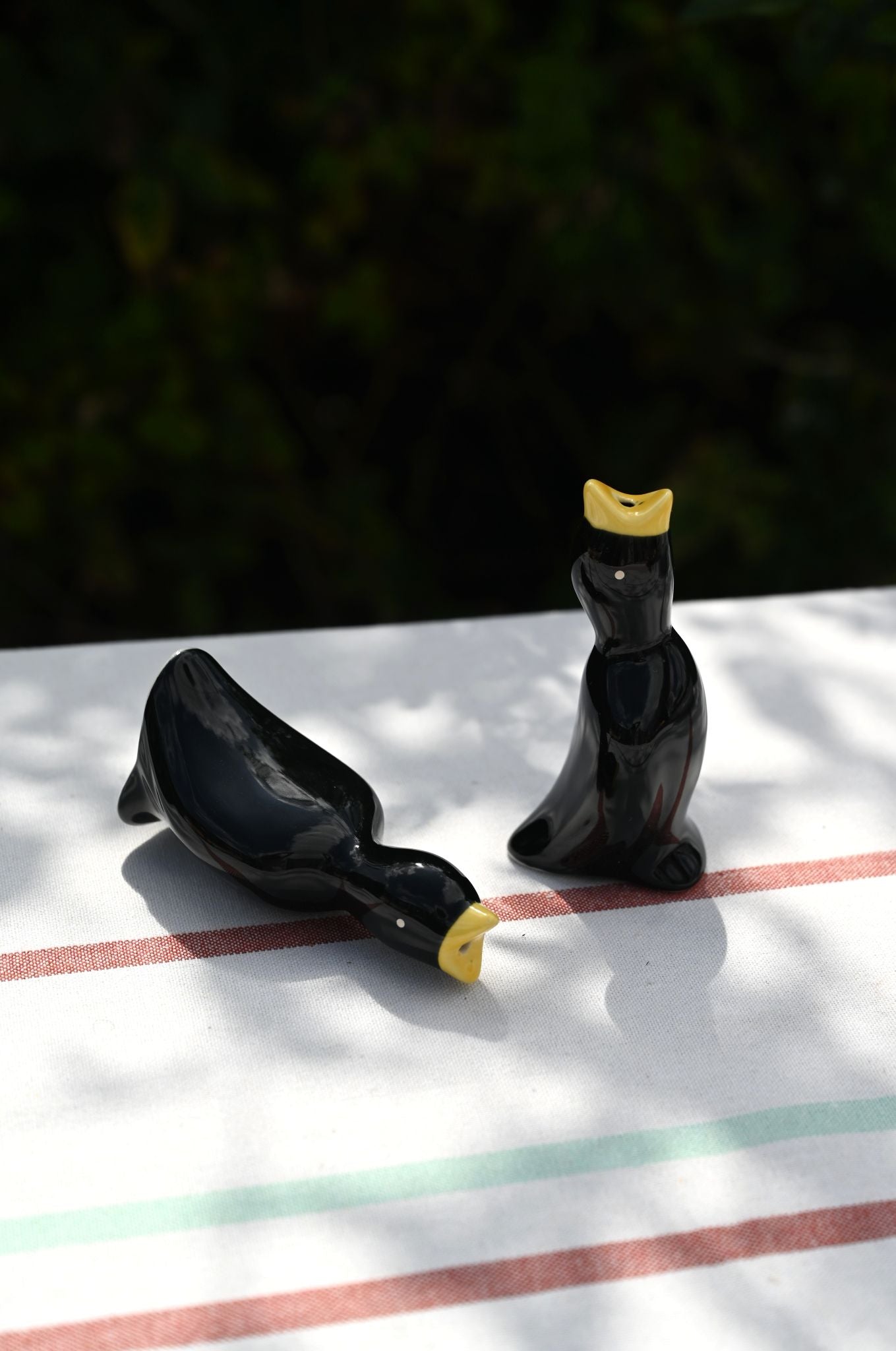 Set of Two Blackbird Pie Funnels