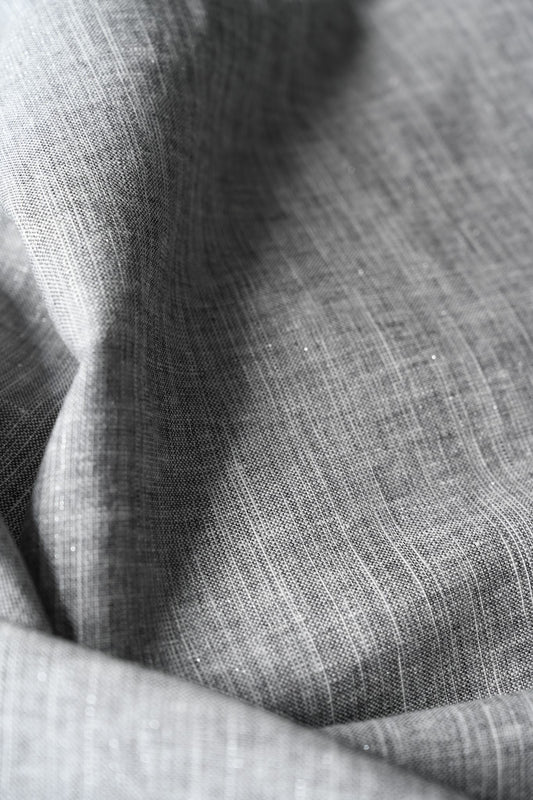 Collection de linge de table métallisé argenté
