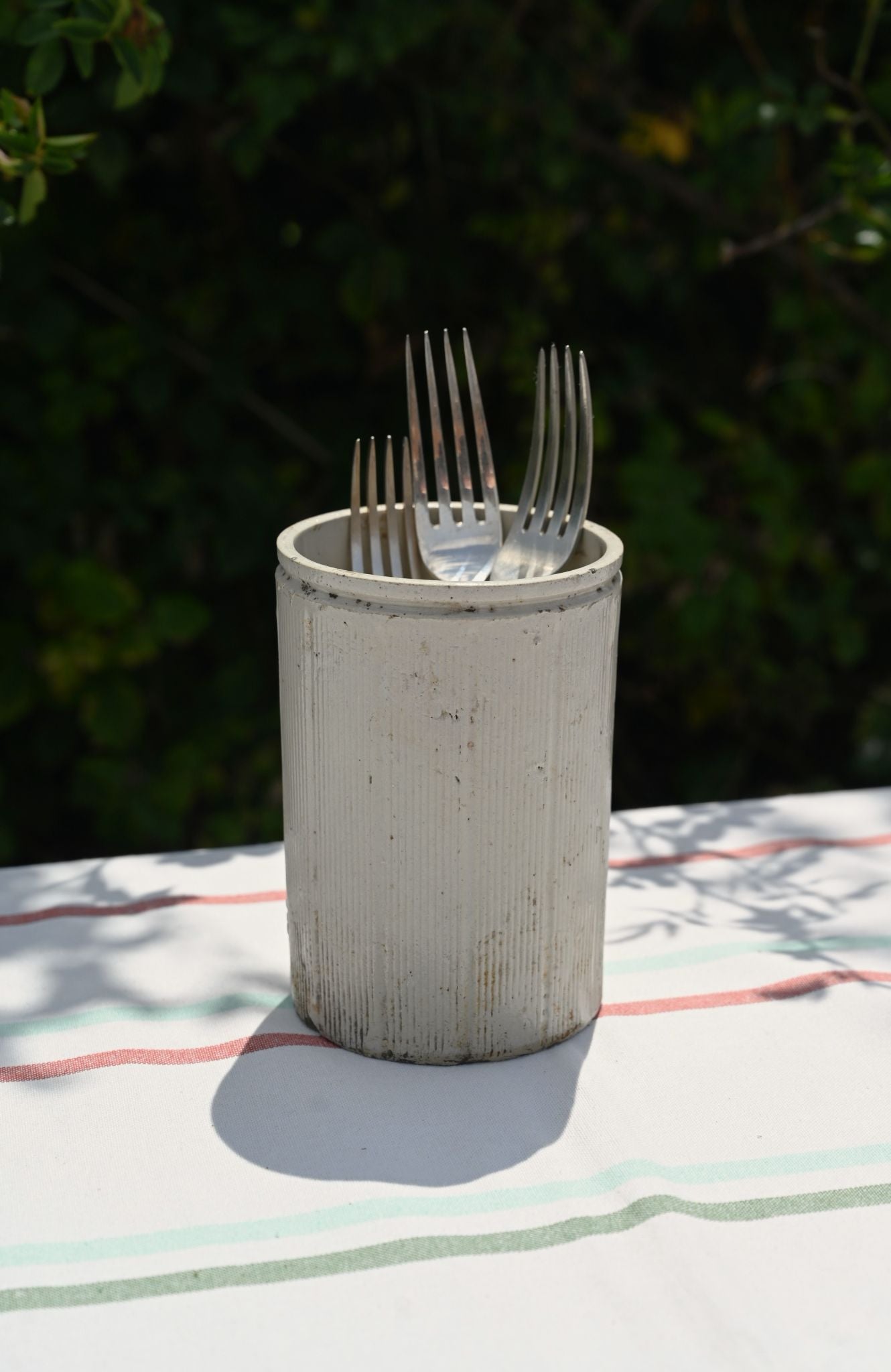 Medium Vintage Cream Jam Jar