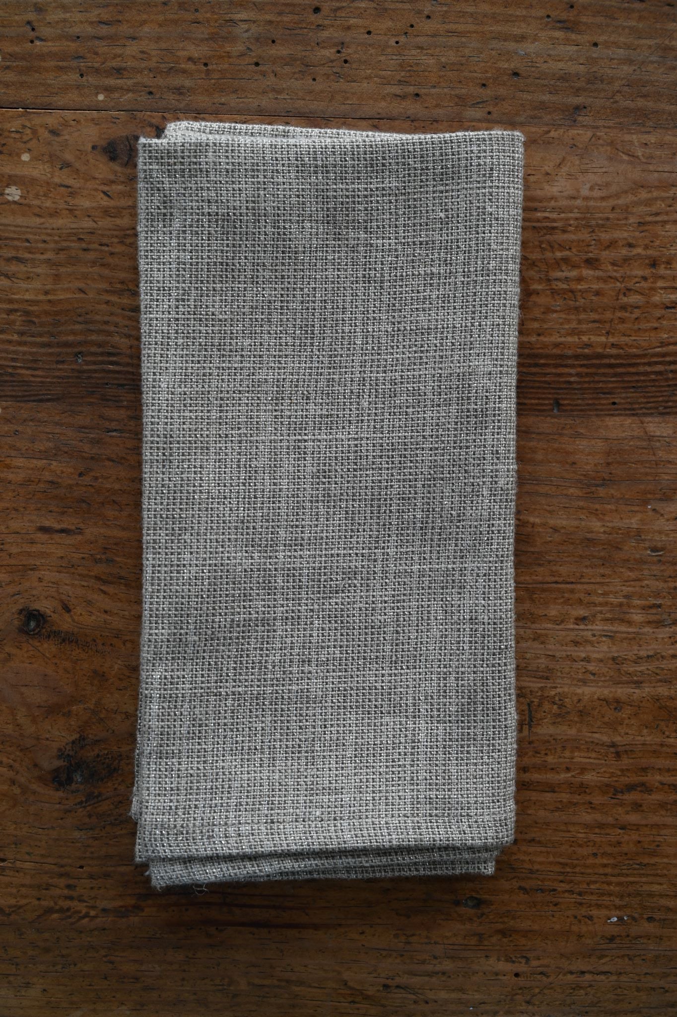 Silbermetallic Tischwäsche Kollektion