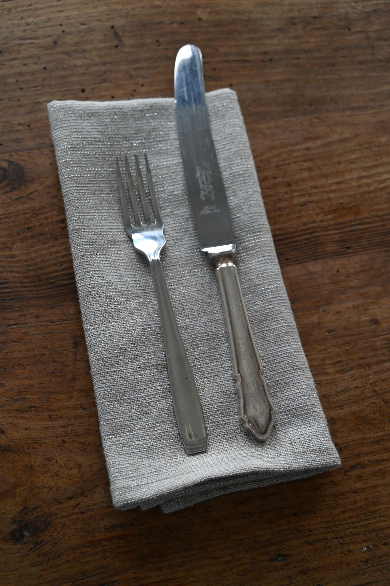 Natural Metallic Table Linen Collection