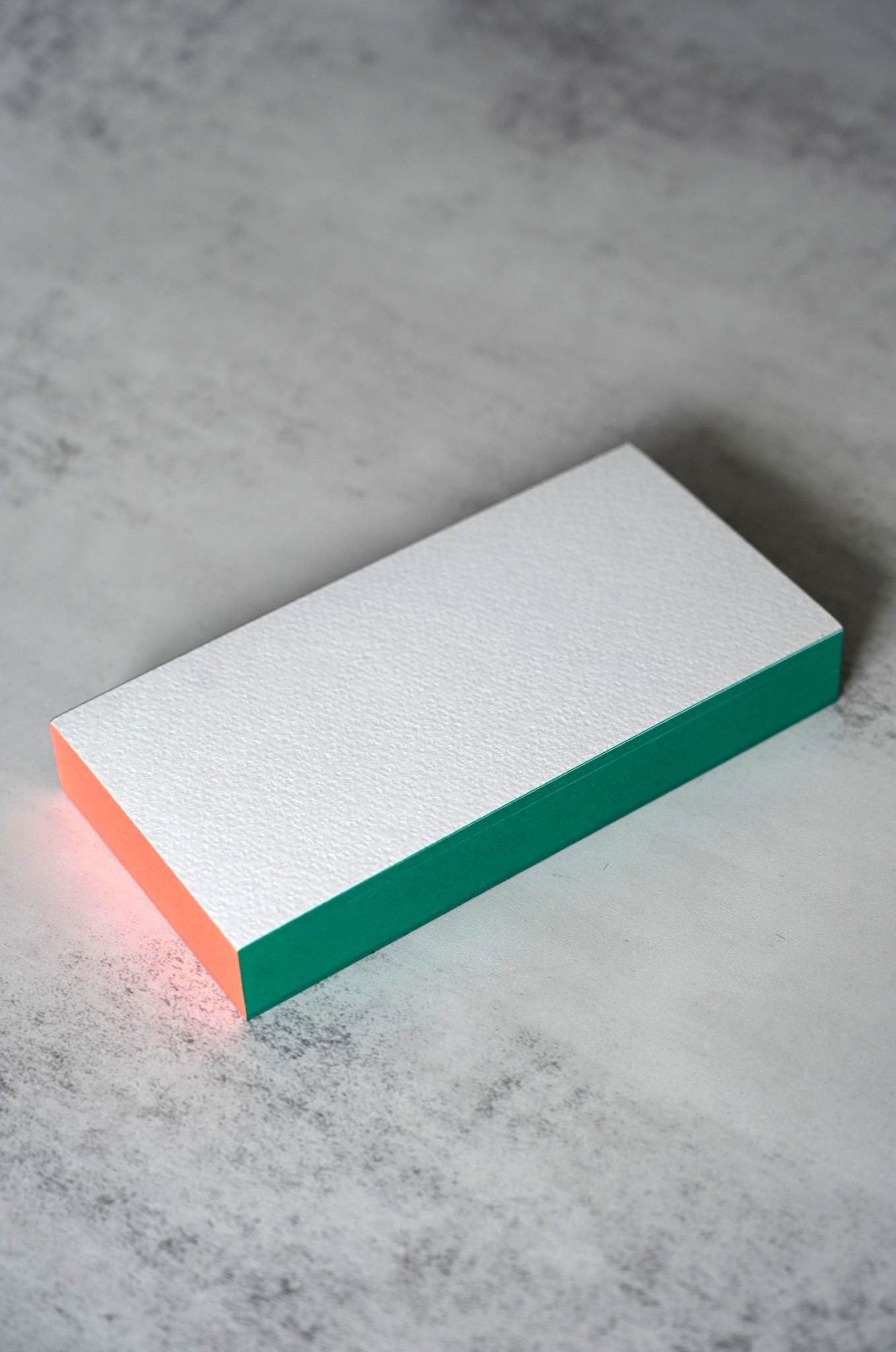 Green Coloured Edge Sketching Block