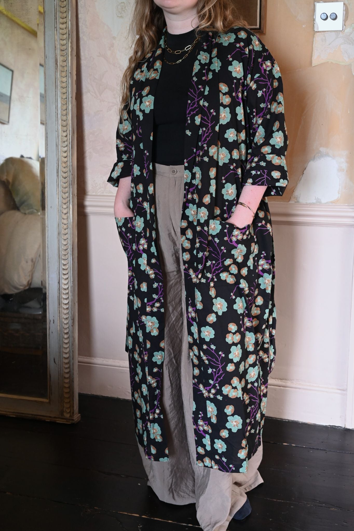 Cotton Printed Dressing Gowns Margate Stripe