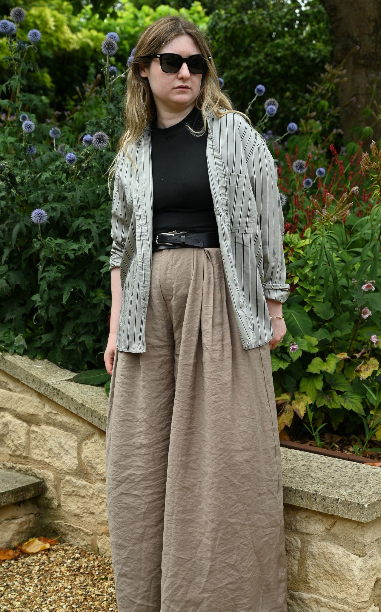 The Lounge Suit in Grey Stripe