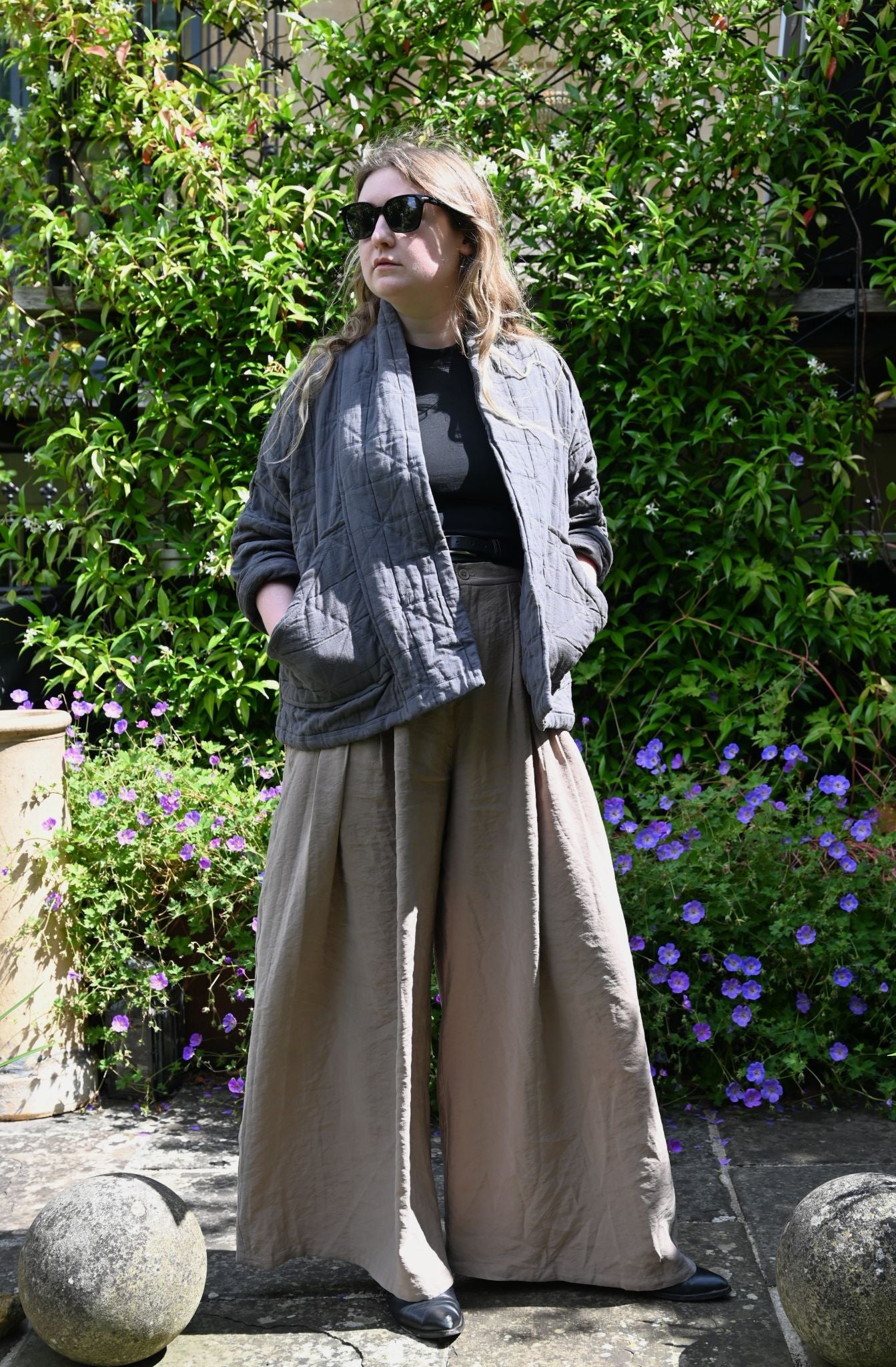 The Charcoal Natalie Quilted Jacket