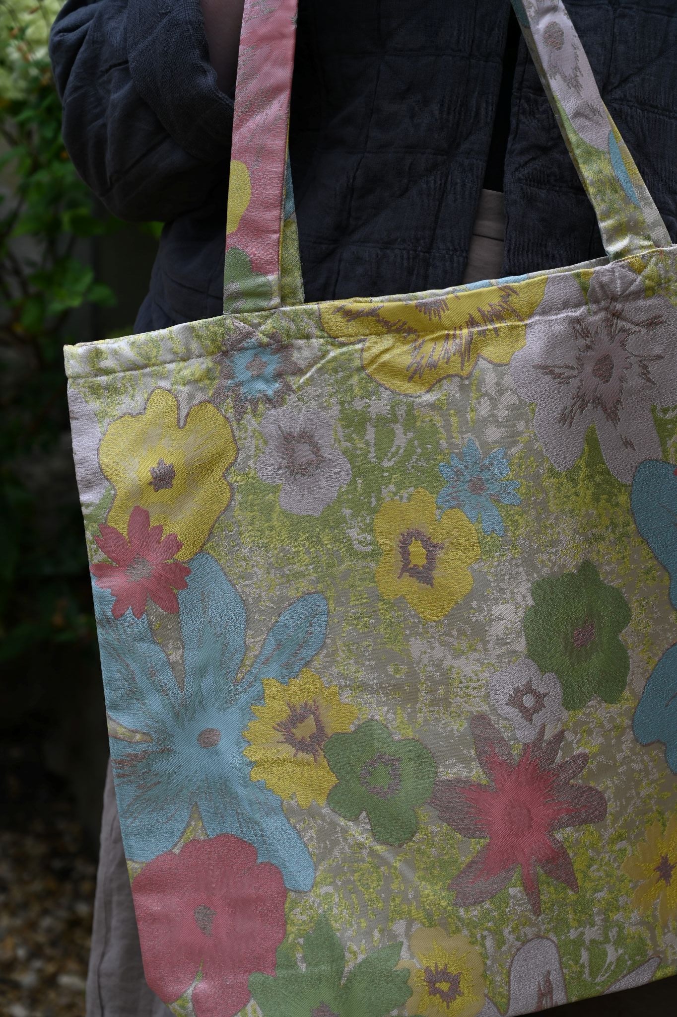Vintage Floral Tote Bag