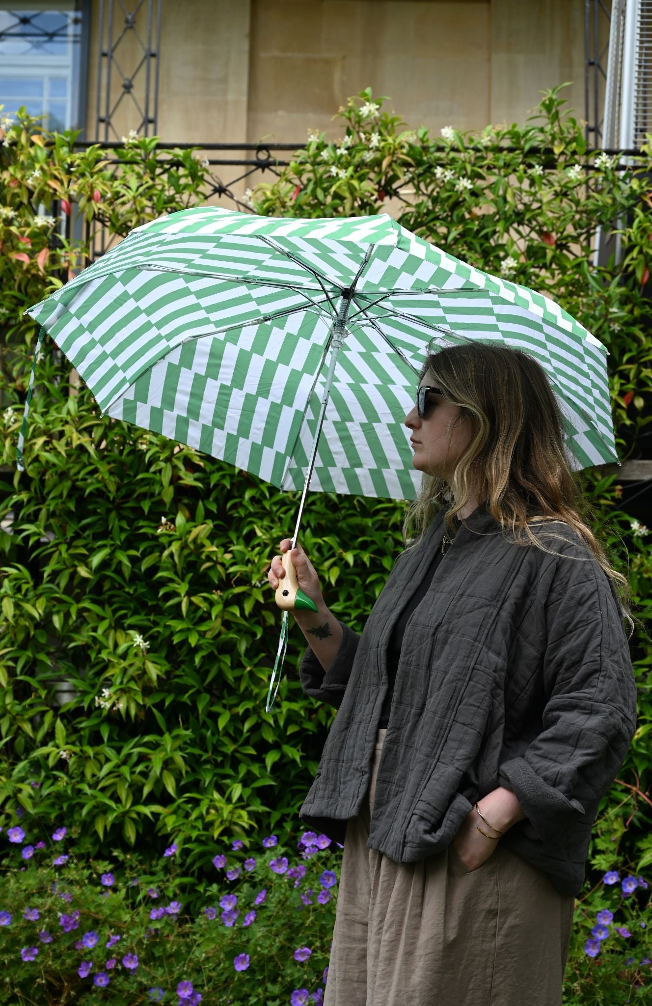 Green Duck Head Rain Umbrella