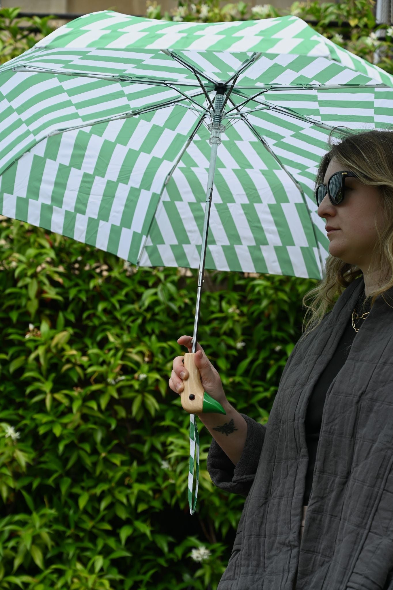 Green Duck Head Rain Umbrella