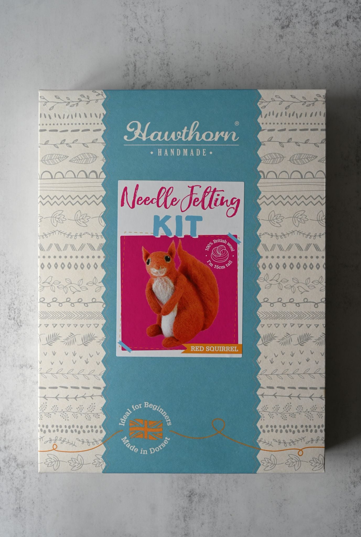 Red Squirrel Needle Felting Kit