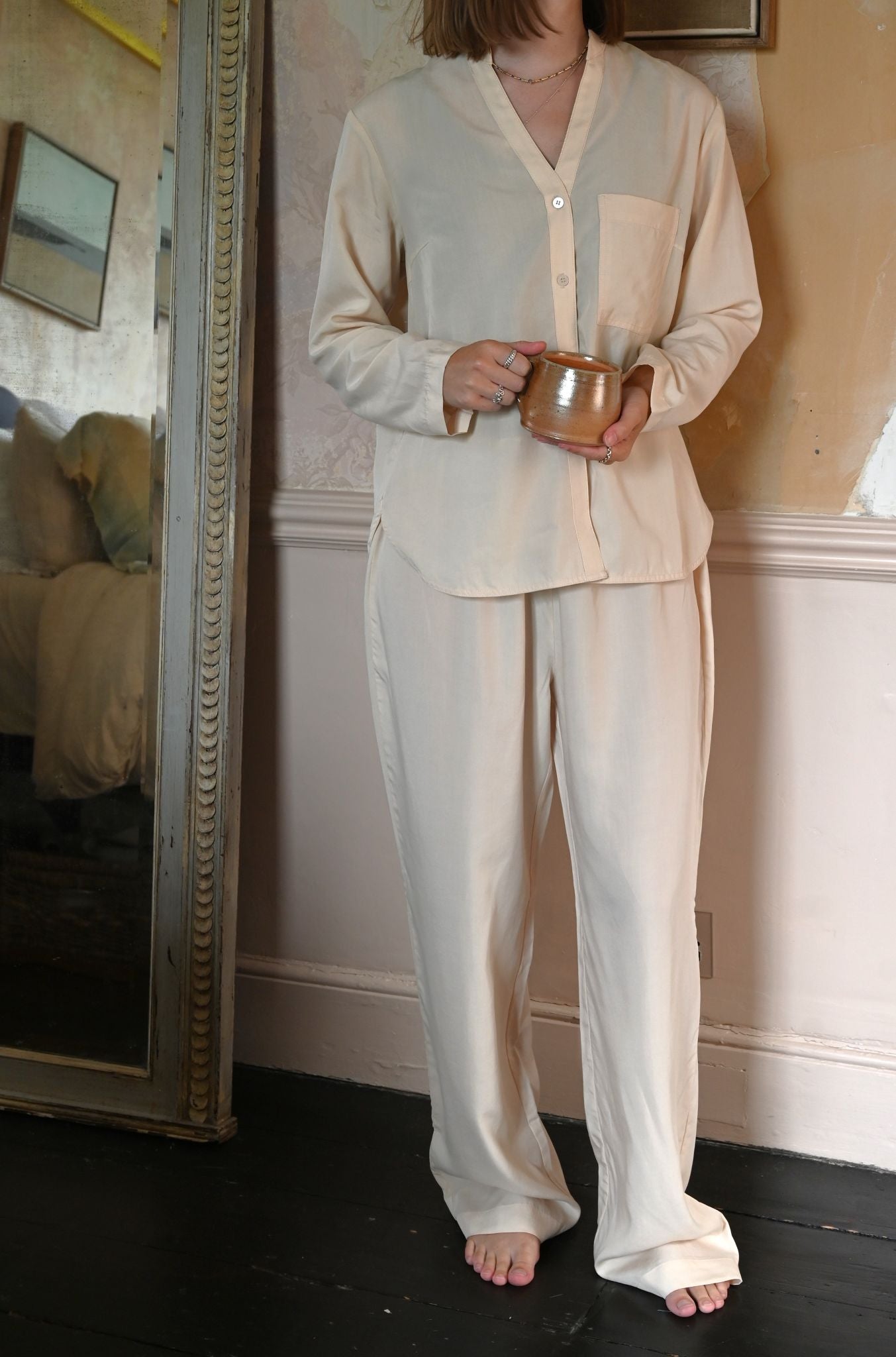The Lounge Suit in Soft Pink
