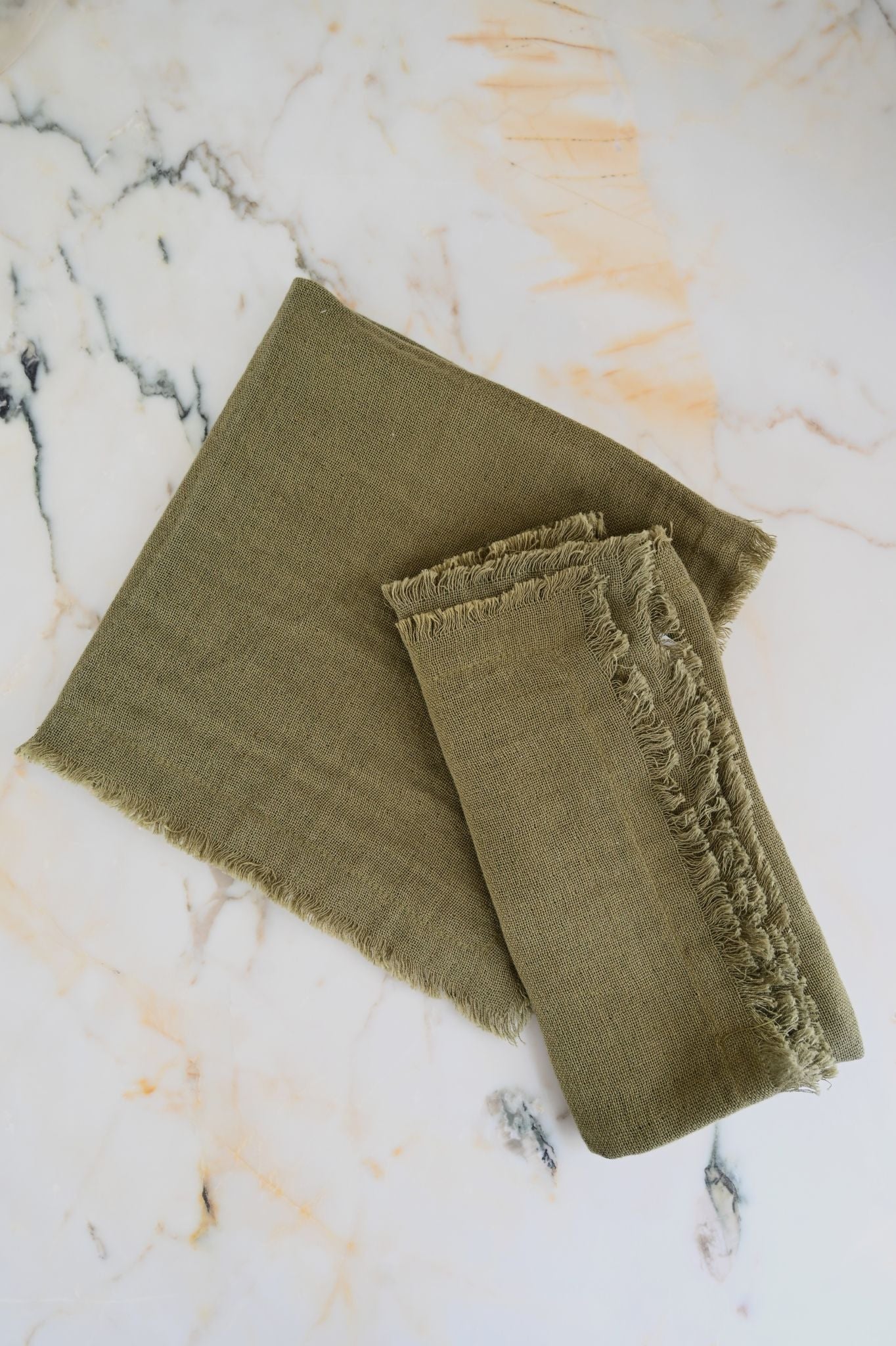 Fringed Cotton Napkins