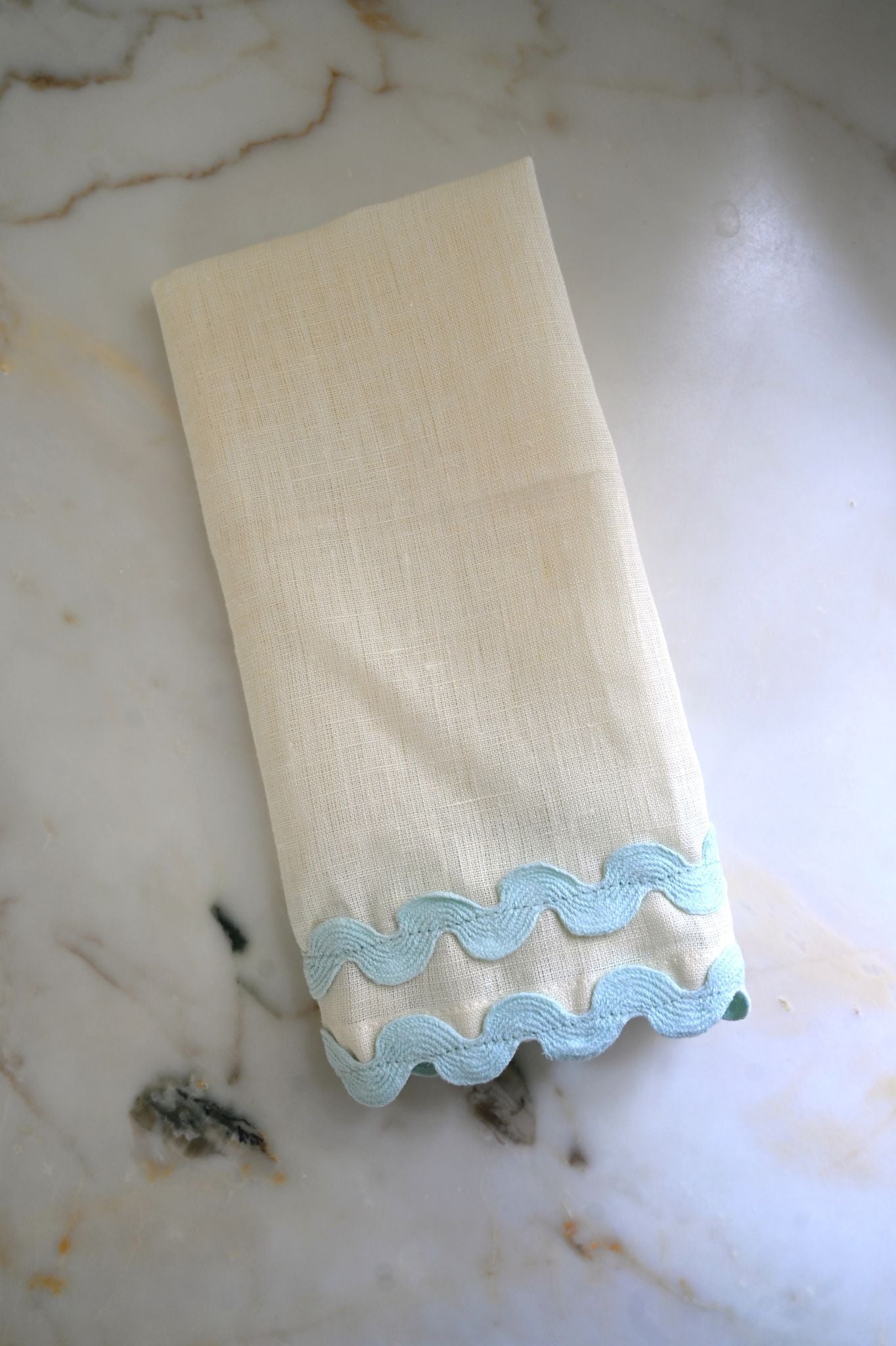 Ric Rac Edge Linen Napkins