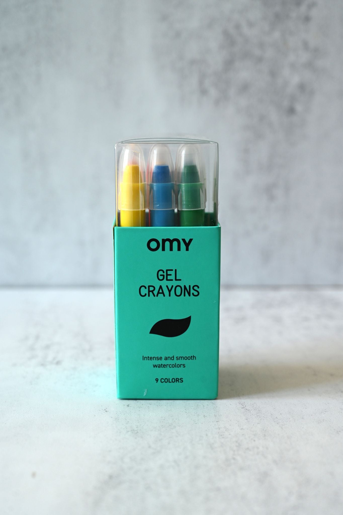 Set of Nine Gel Crayons