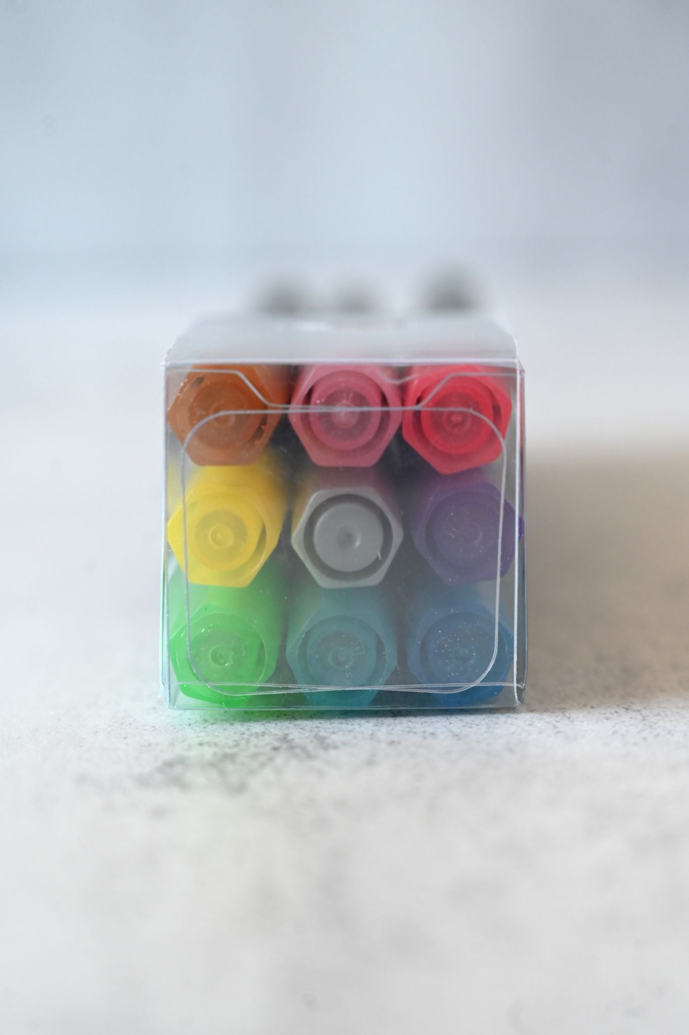 Set of Nine Glitter Markers
