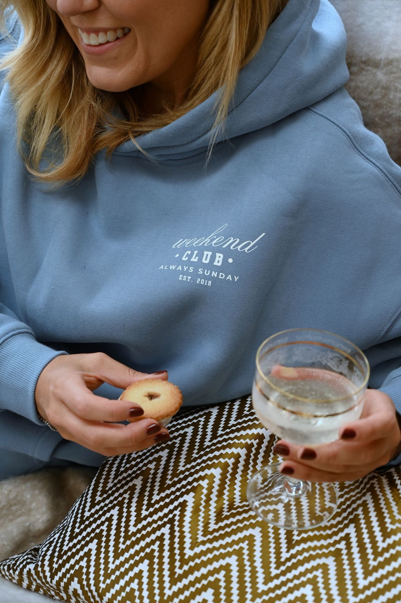 Sky Blue Weekend Club Loungewear Set