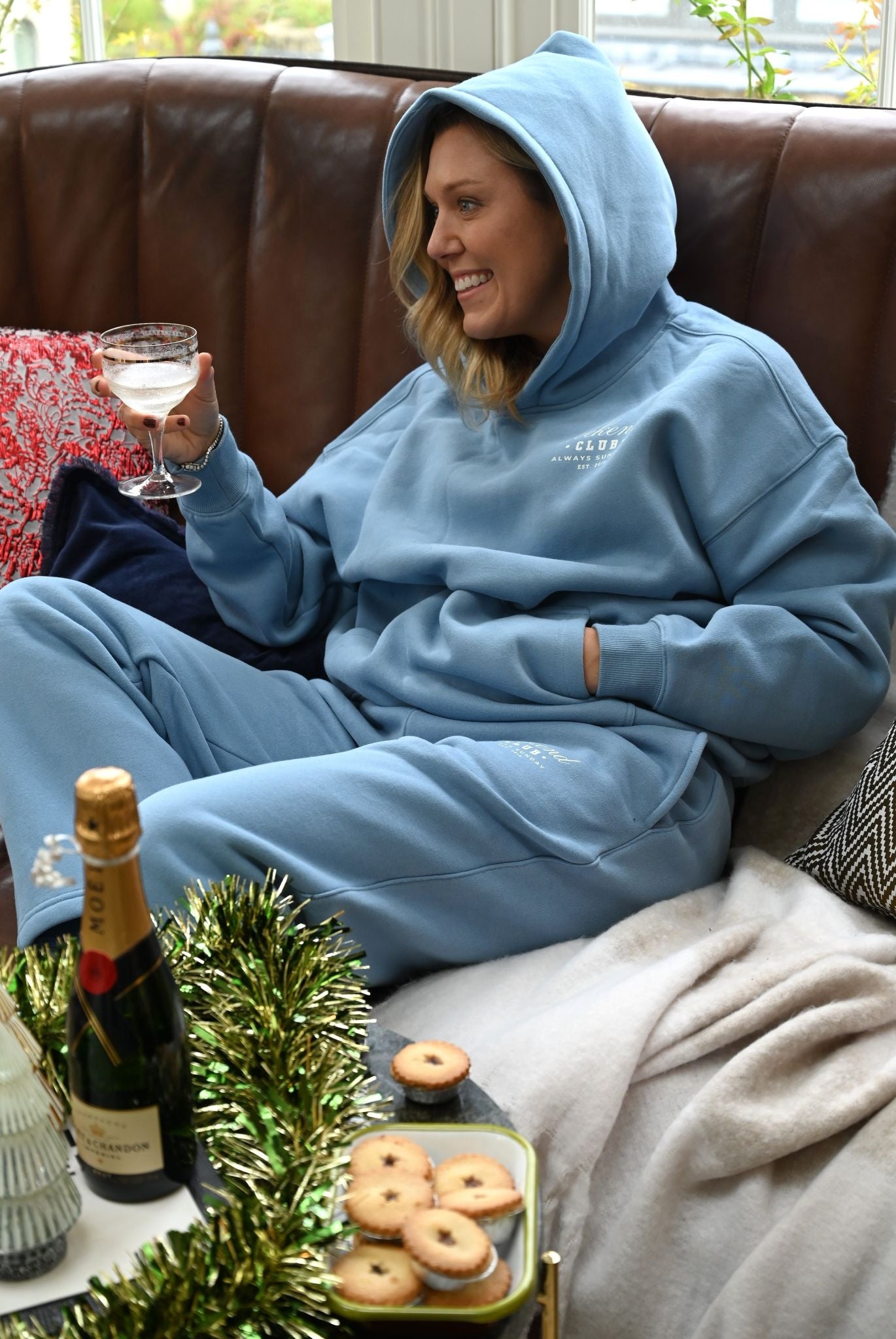 Sky Blue Weekend Club Loungewear Set