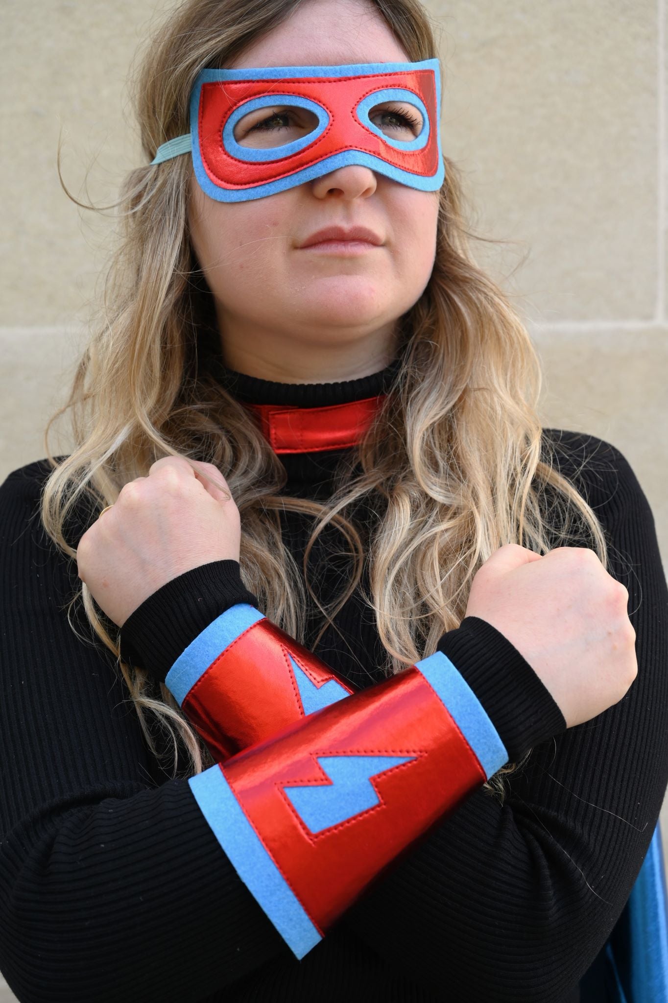 Blue Superhero Costume