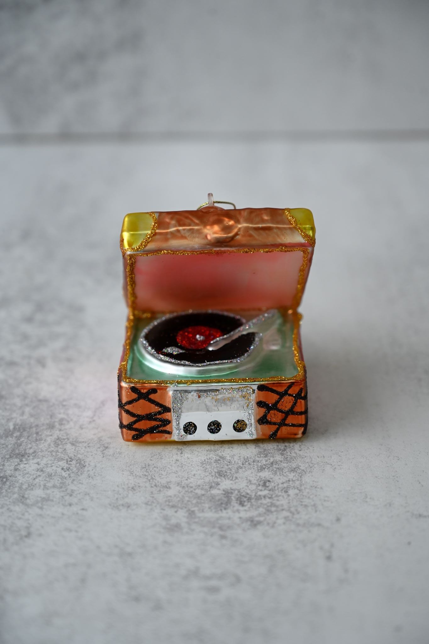 Gramophone Glass Decoration