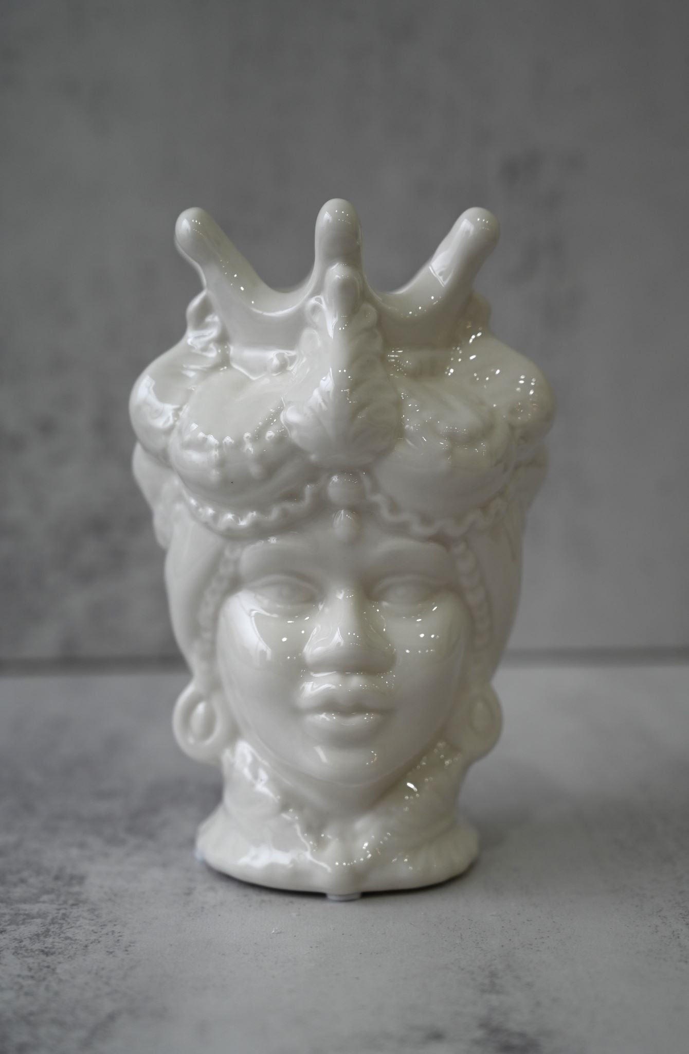 Small Female Italian Head Vase