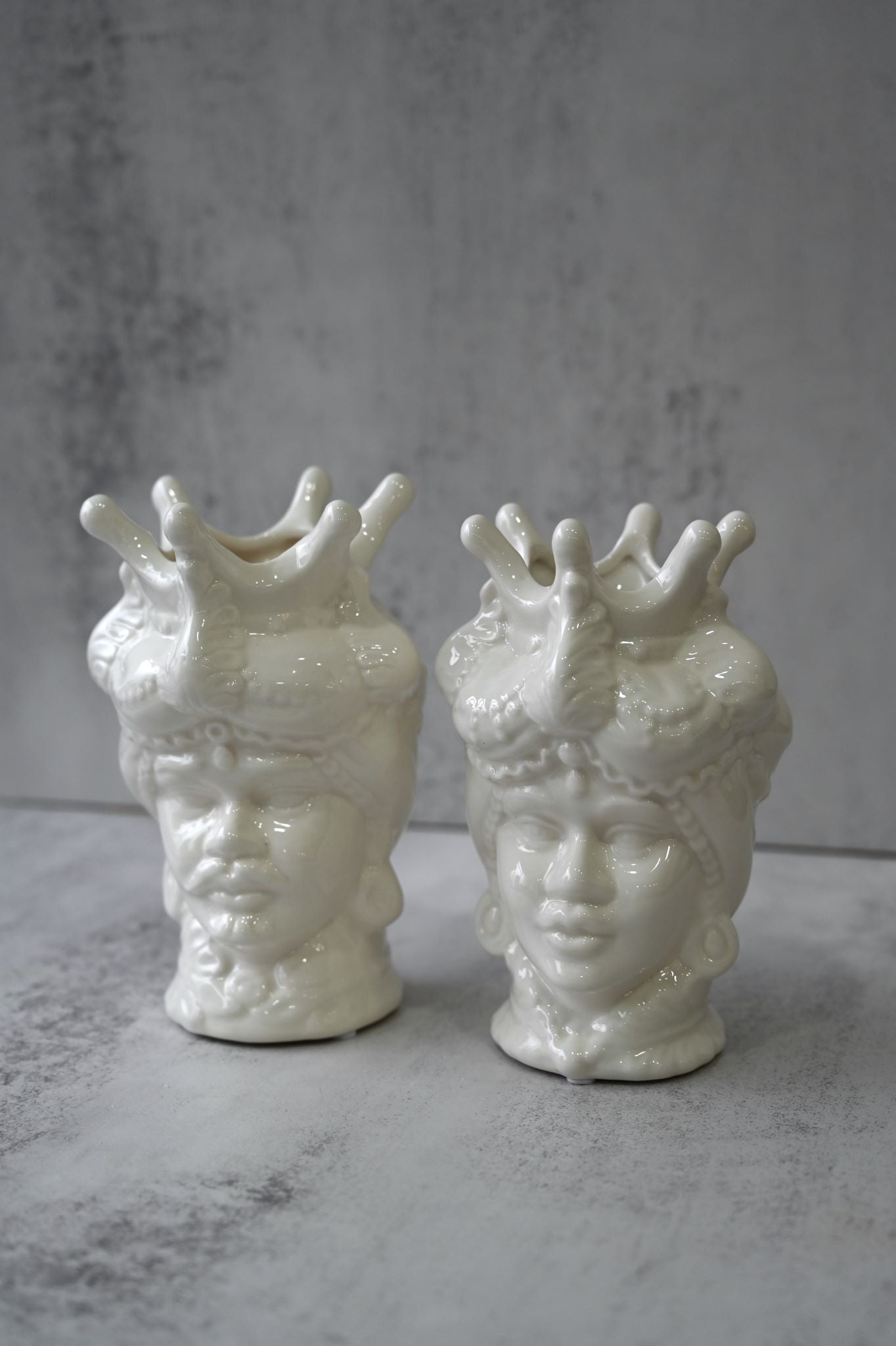 Small Female Italian Head Vase