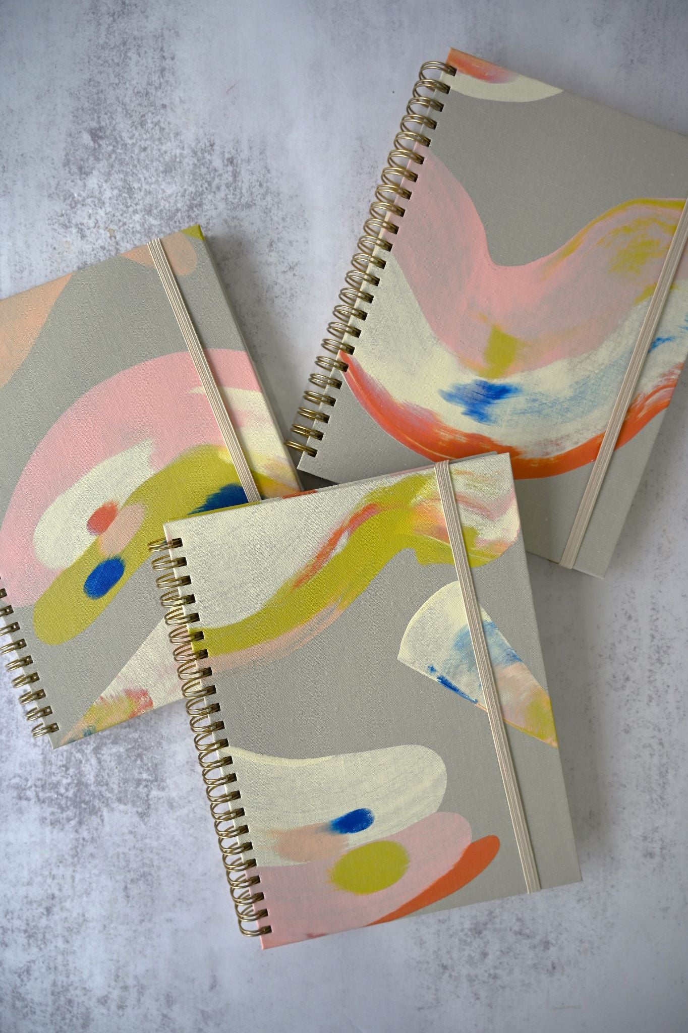 Citron A5 handbemaltes Notizbuch