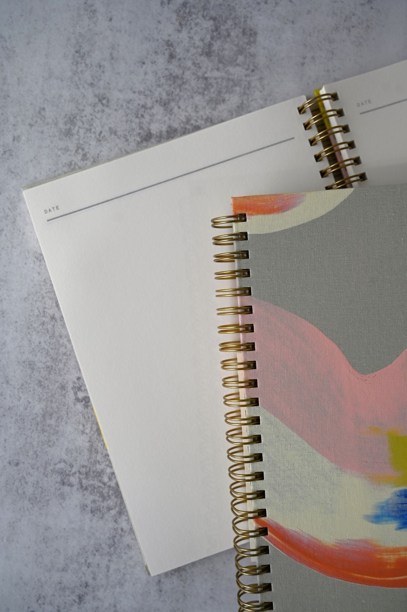 Citron A5 handbemaltes Notizbuch