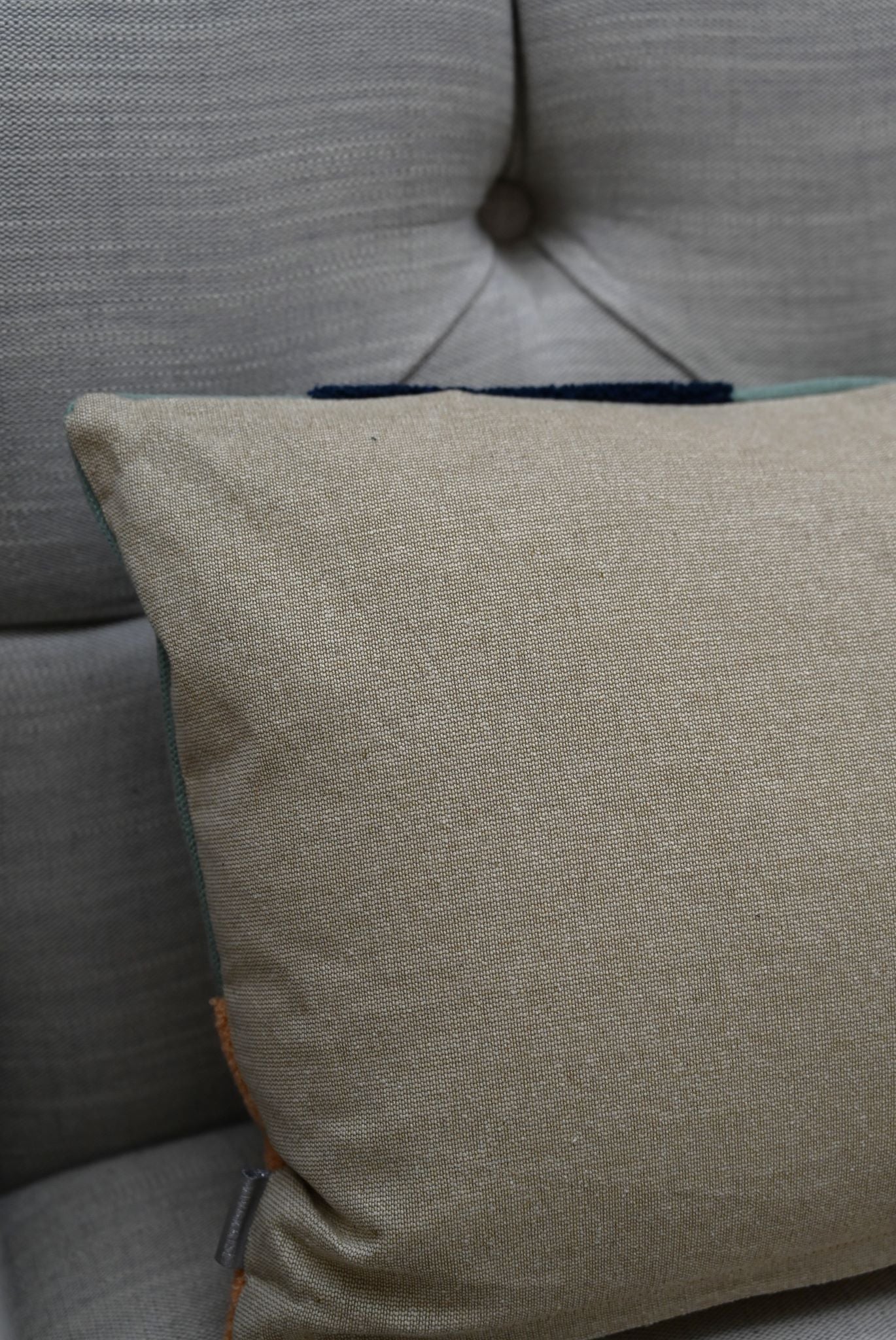 Rectangular Abstract Embroidered Cushion