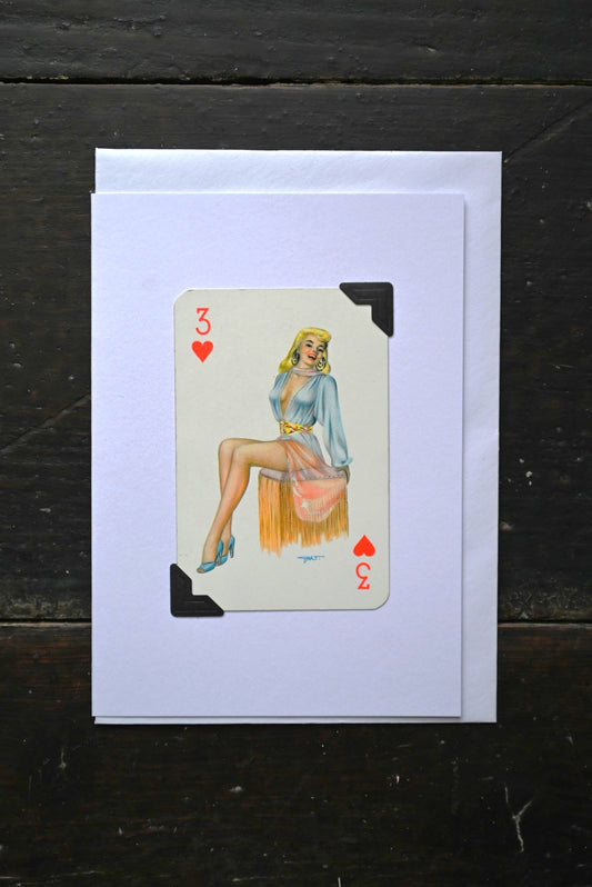 Hollywood Minx Greetings Card