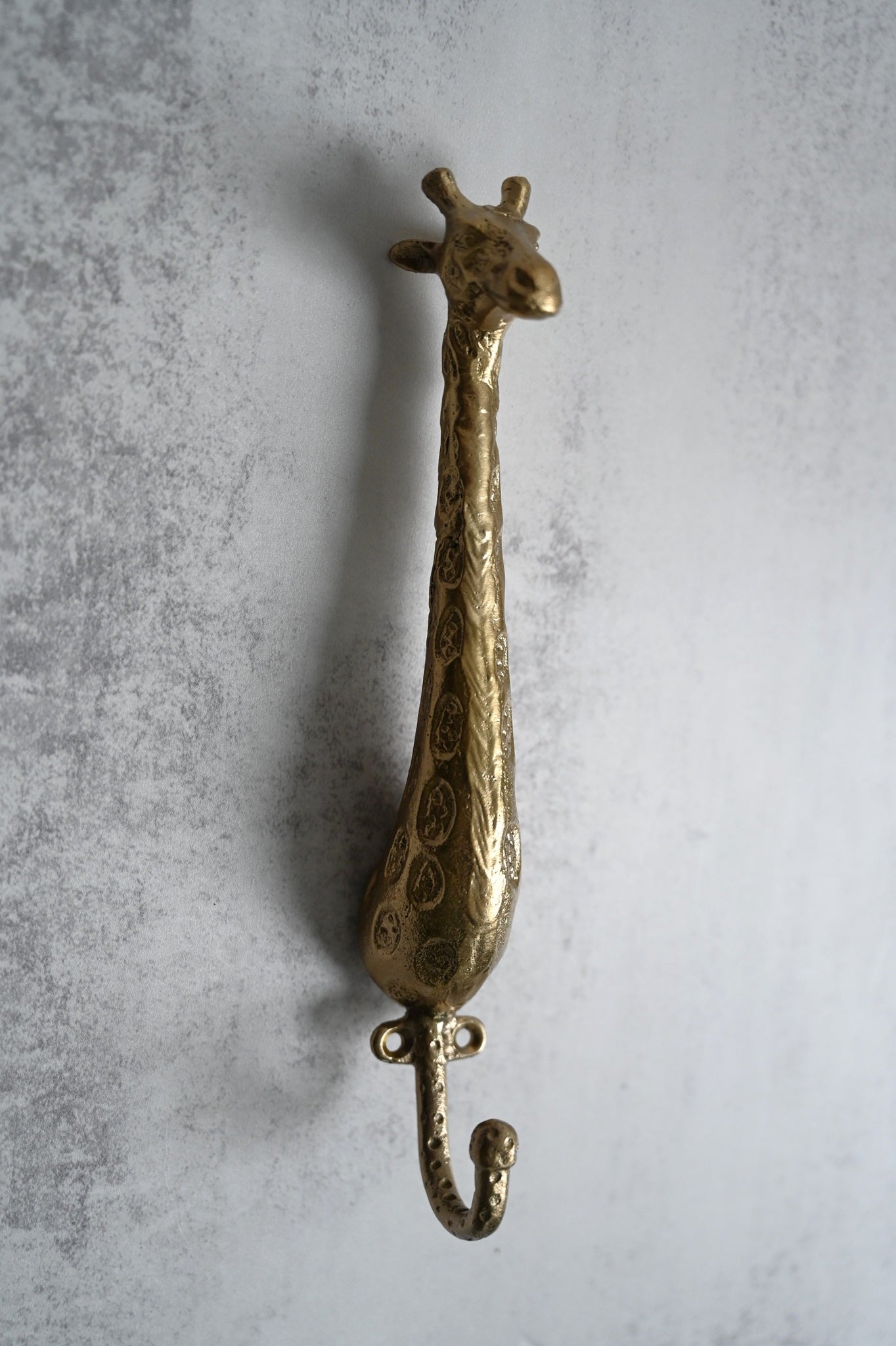 Brass Giraffe Hook