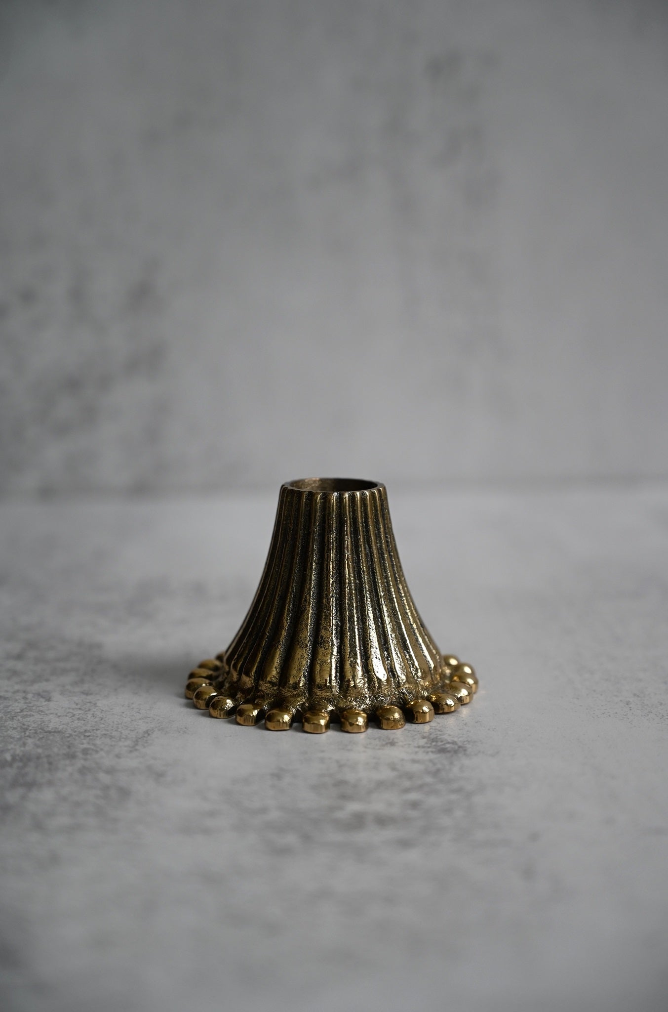 Ava Brass Candle Holder