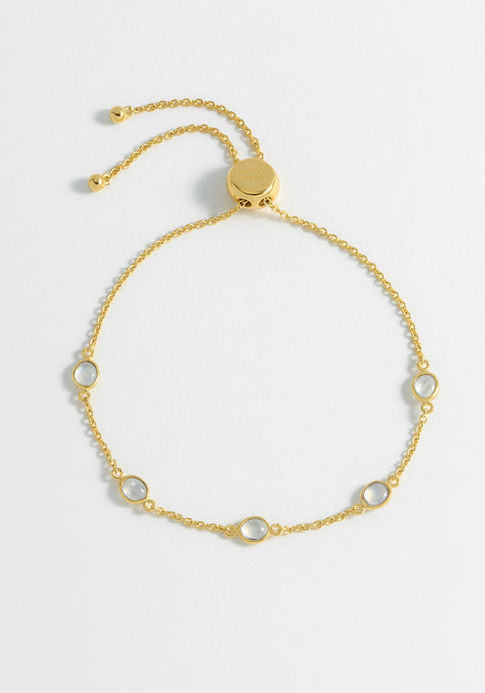 Moonstone Pebble Bracelet