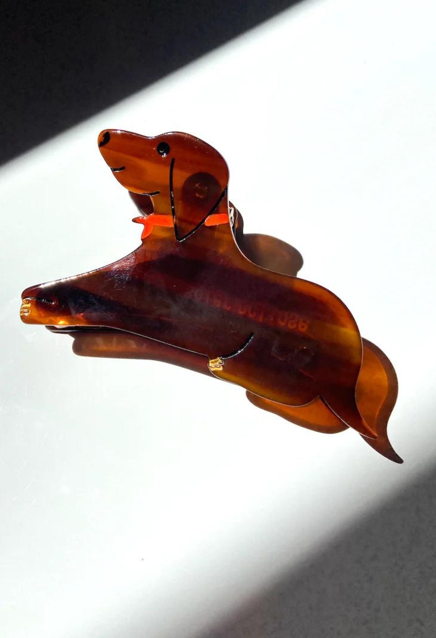 Hand Painted Dachshund Hair Claw