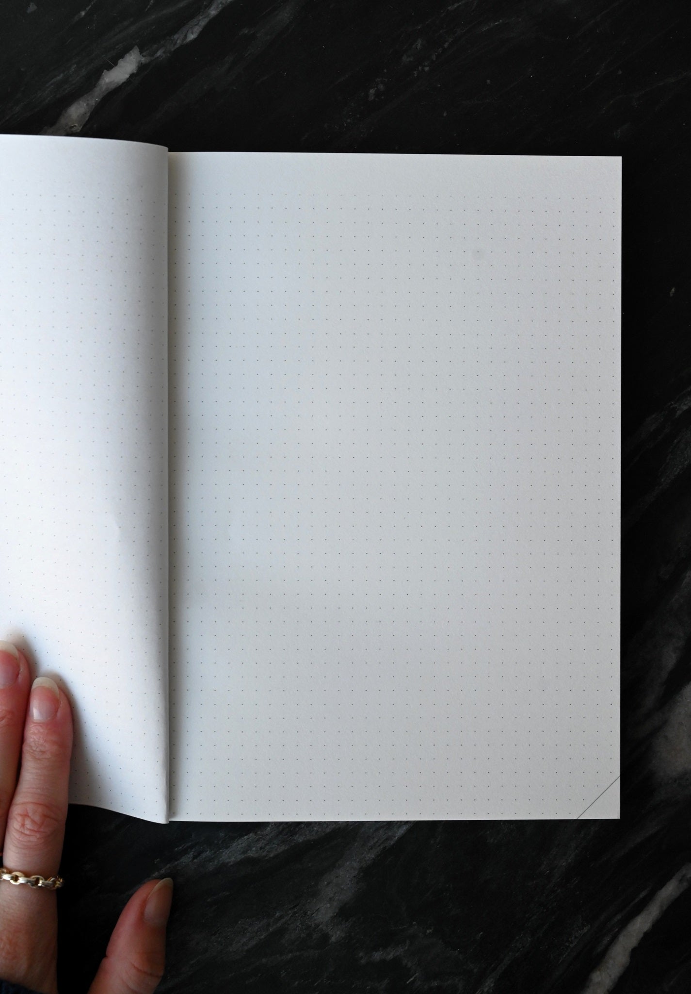 Carnet à plat de coup de pinceau orange