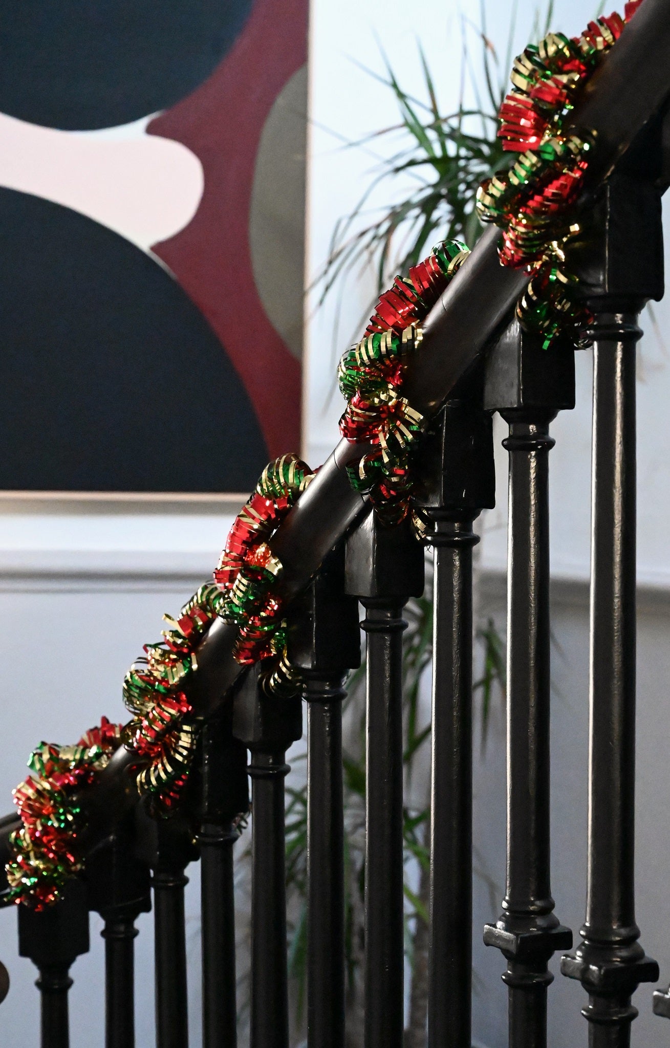 Multicoloured Spiral Bubble Garland