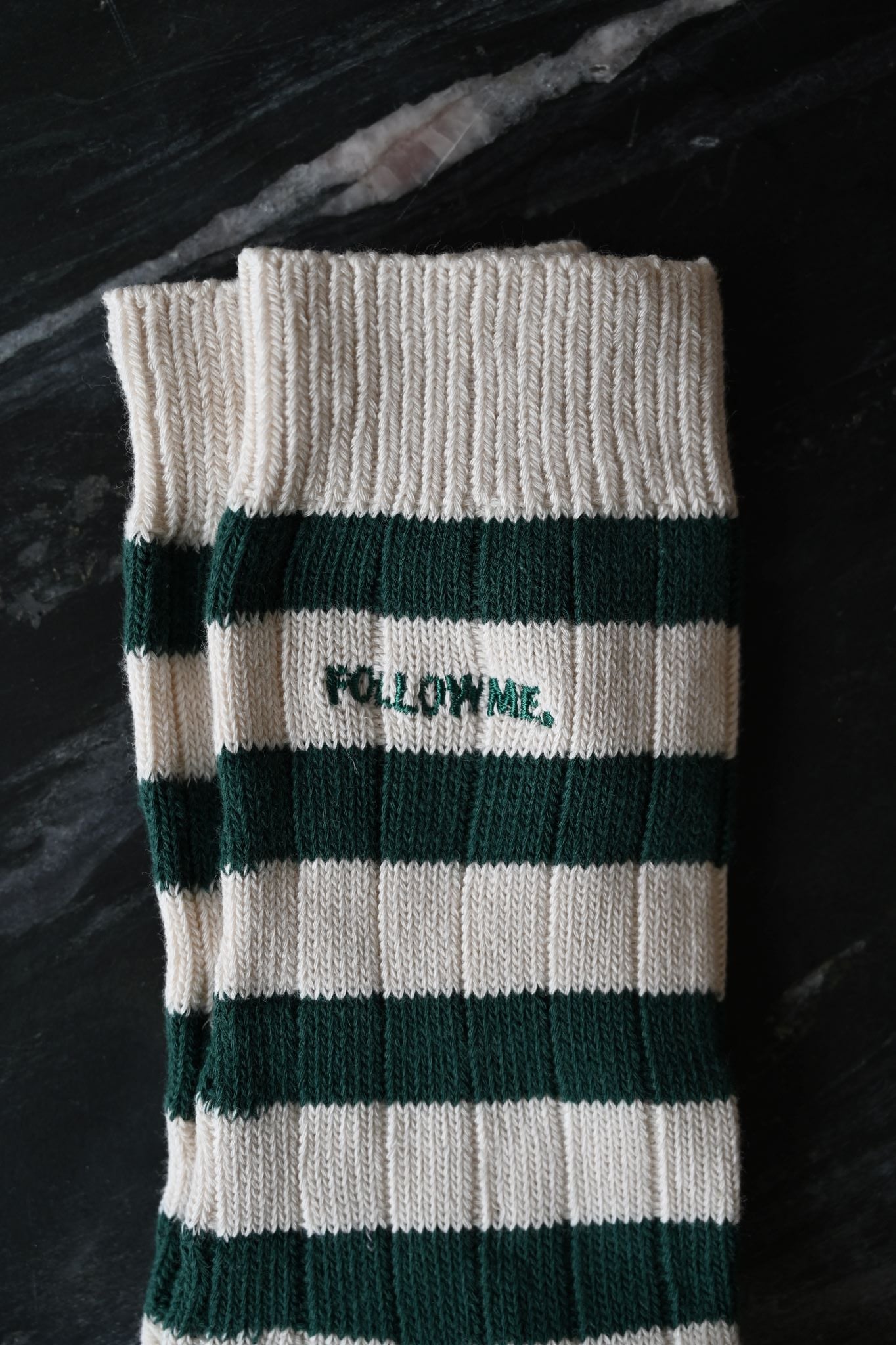 Follow Me Striped Cotton Socks