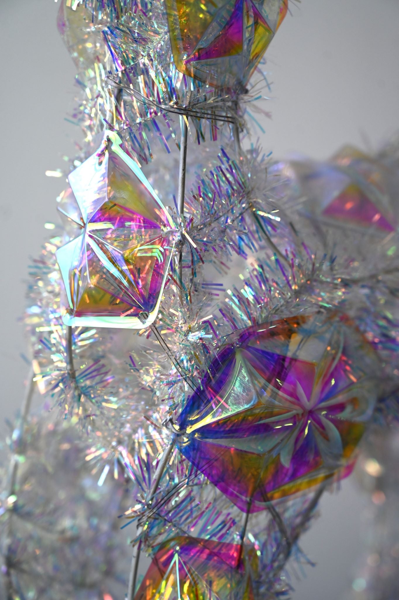 Schillernde LED-Rentierdekoration