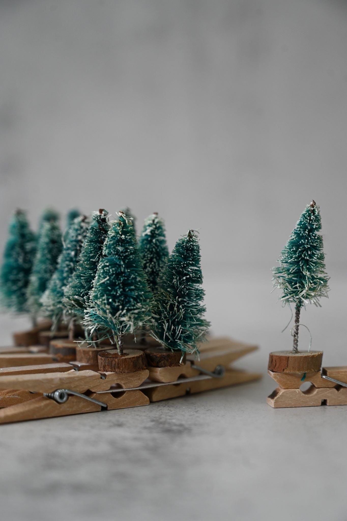 Set mit zwölf Weihnachtsbaumklammern