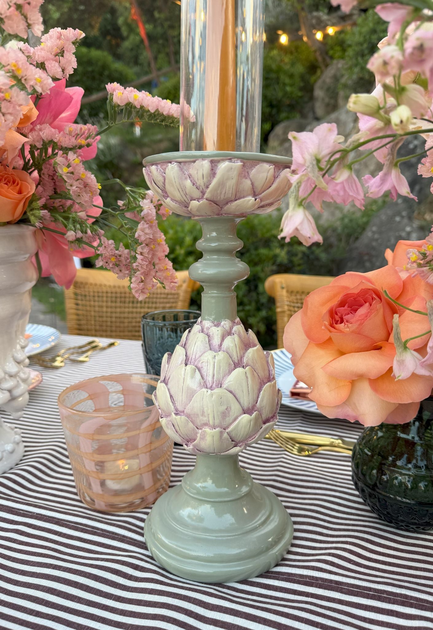 Artichoke Candle Holder