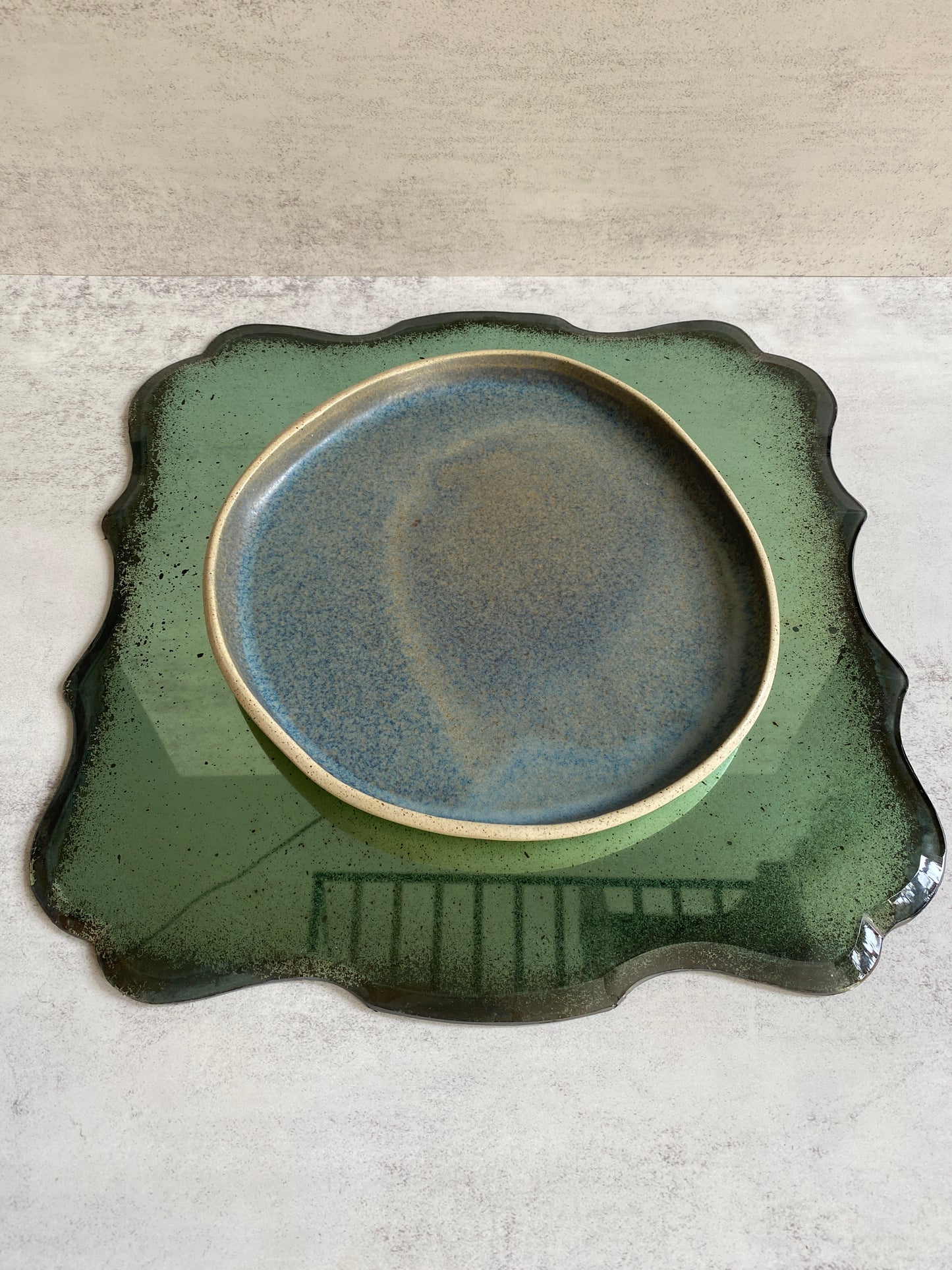 Green Placemat and plate