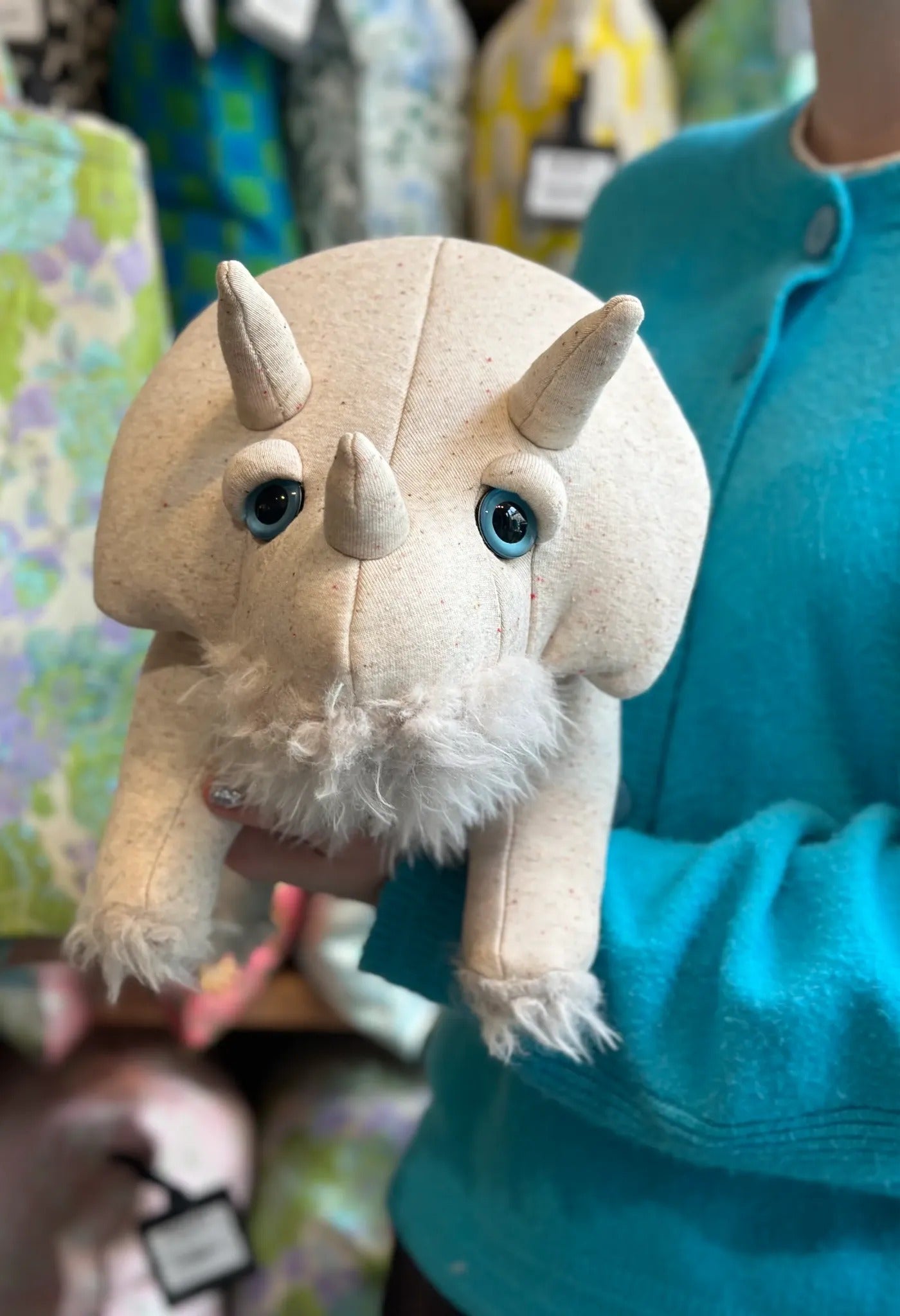 Small Ivory Triceratops