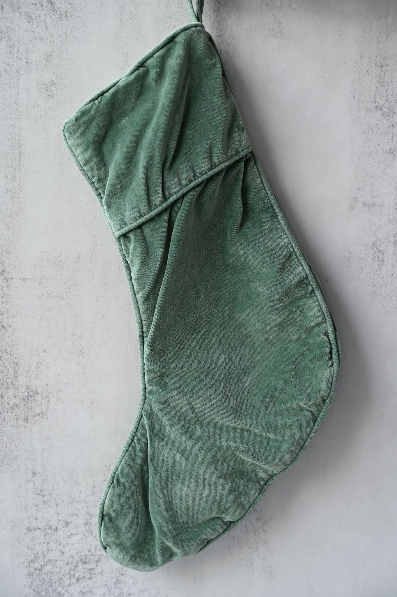 Green Velvet Stocking