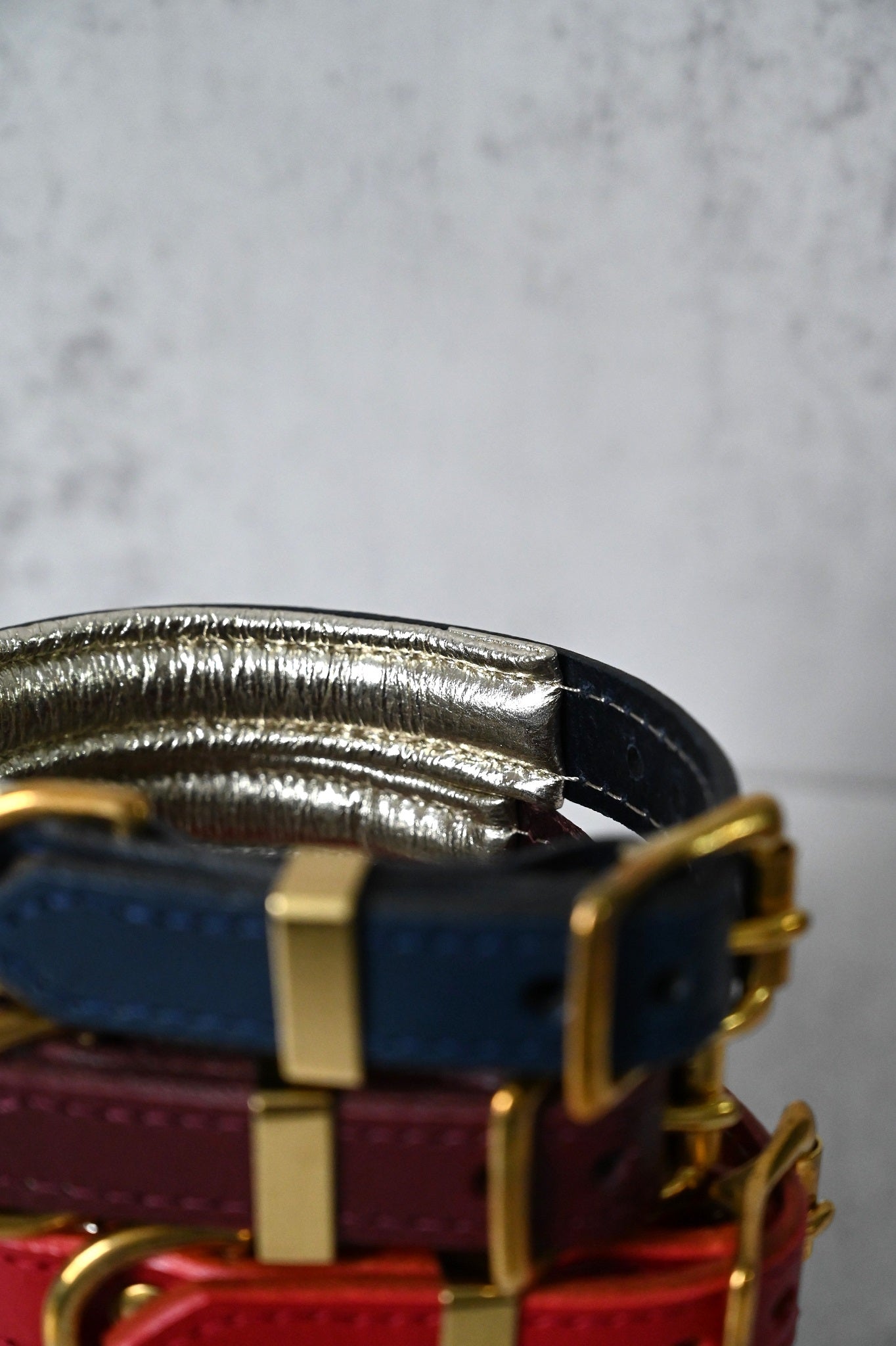 Luxury Padded Leather Dog Collars by Storeys and Tails