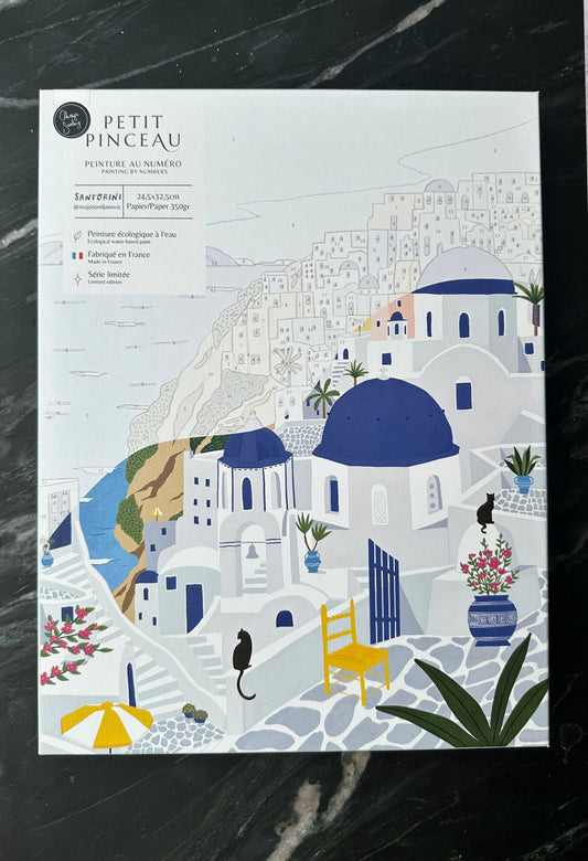 Santorini Malen-nach-Zahlen-Set
