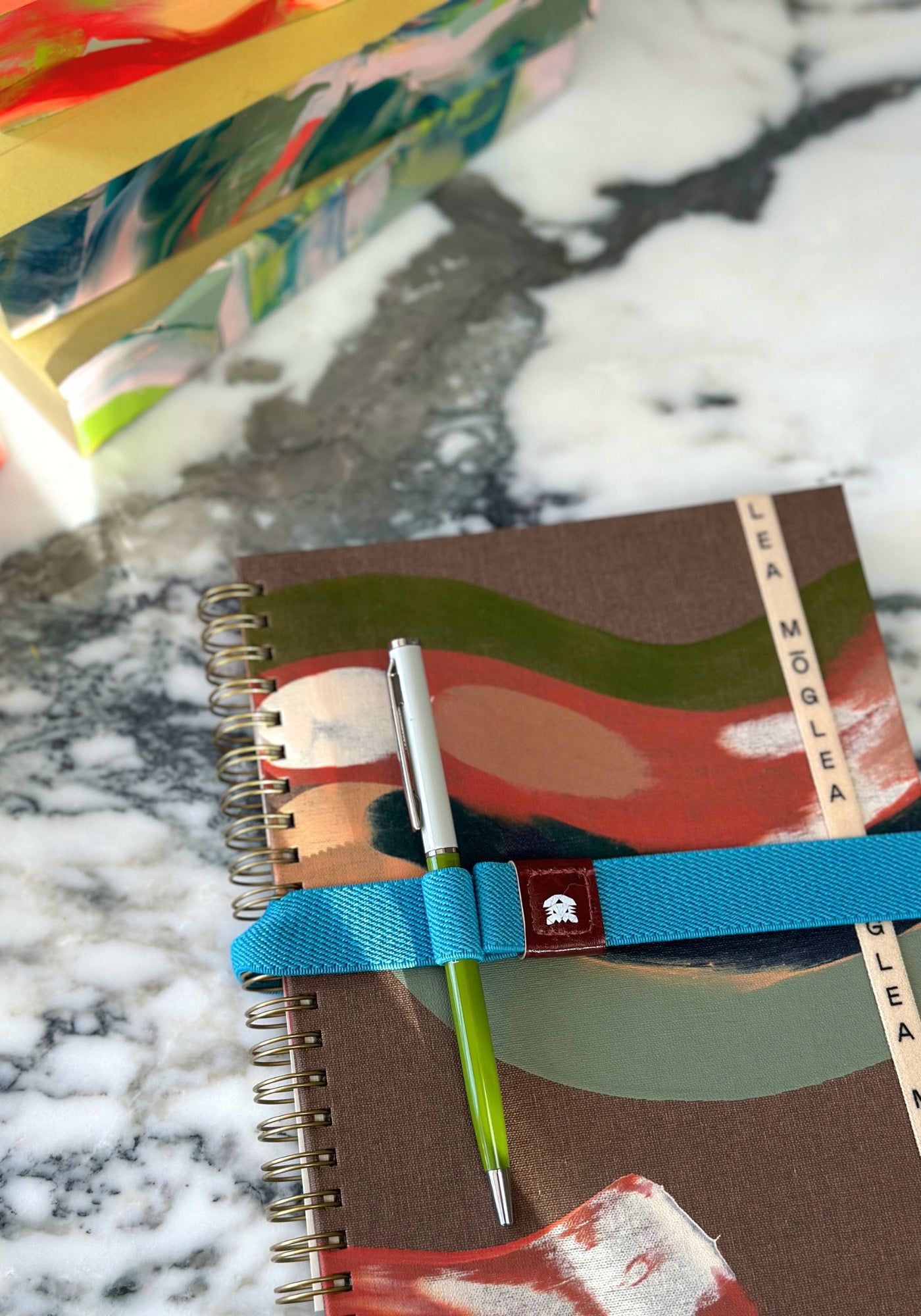 Notebookgurte mit Stifttaschen